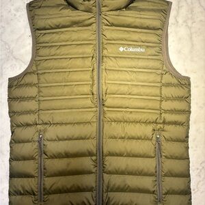 Columbia Olive Puffer Vest